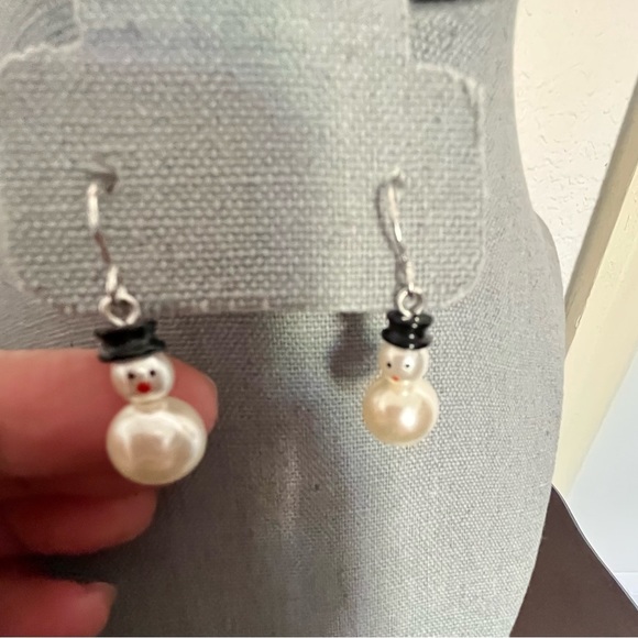 Snowman Earring and Brooch/pin - Bundle - Picture 4 of 4